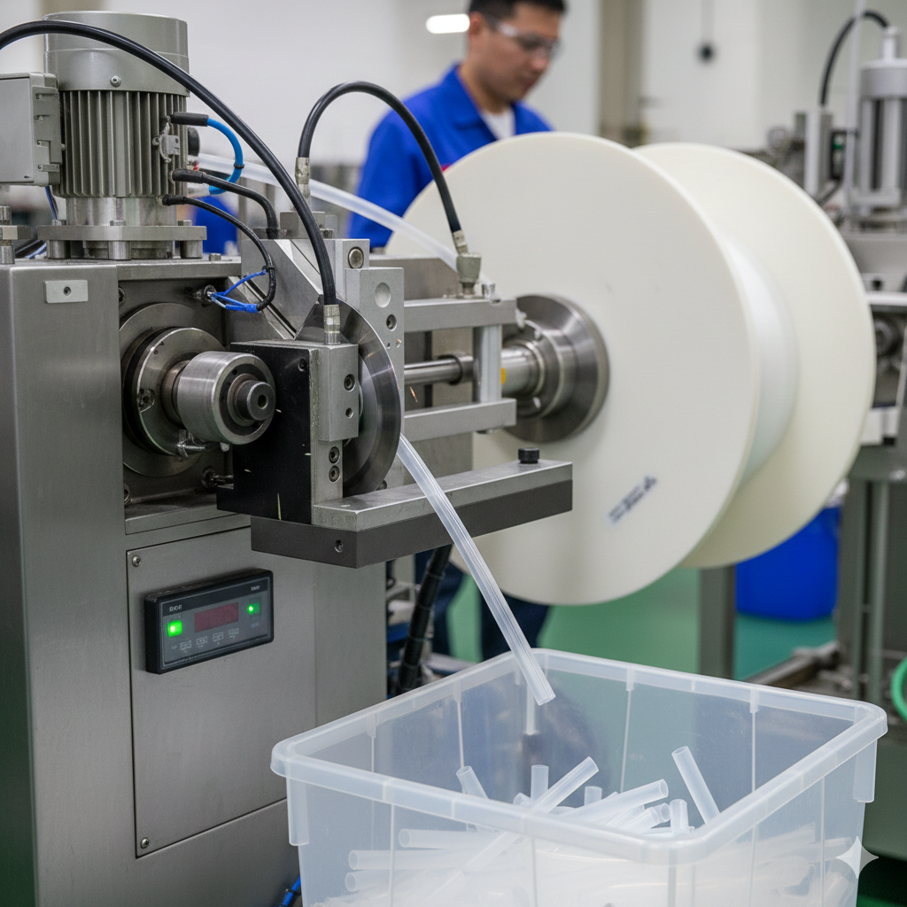 Pumplast Industries Dip Tube Cutting